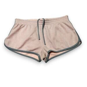 Converse Pink Shimmer Grey Hem Shorts Miley Cyrus SIze Medium